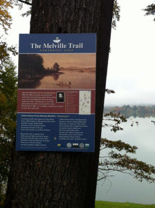 Melville Trail marker